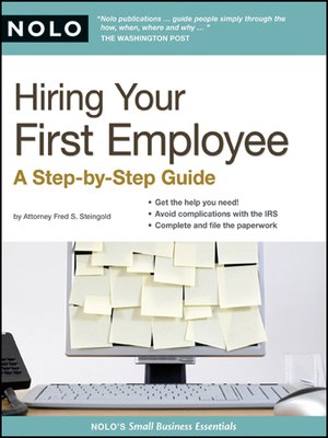 cover image of Hiring Your First Employee
